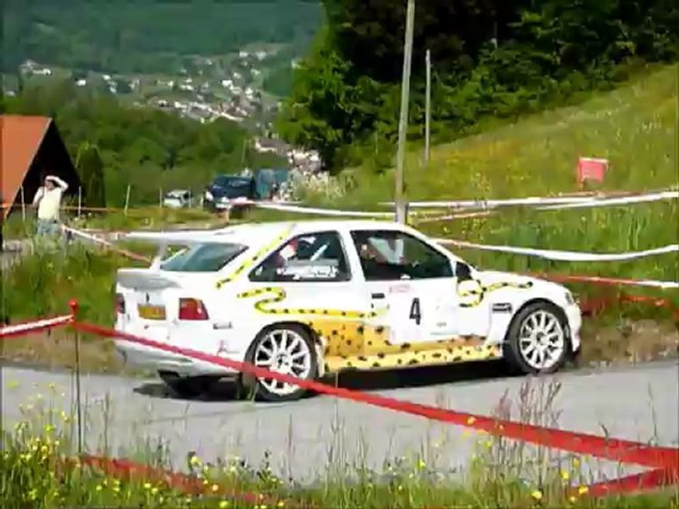 Rallye Ajolais 2012 Sortie de route Pascal VOIRIN ES2