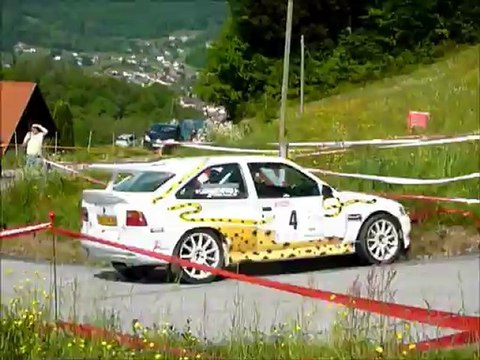 Rallye Ajolais 2012 Sortie de route Pascal VOIRIN ES2