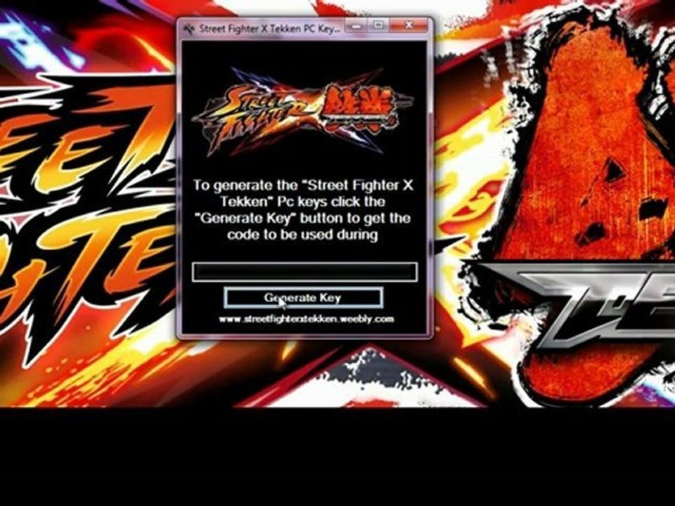 Street fighter X Tekken pc keygen + crack + codes download