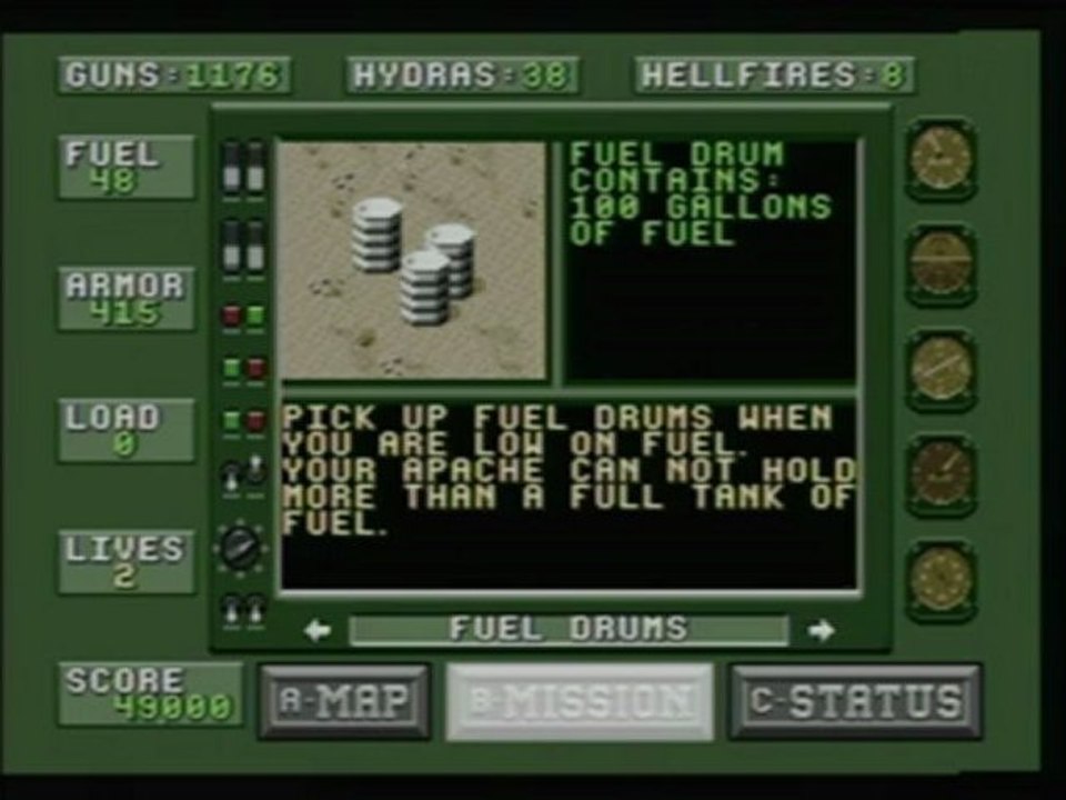 CGRundertow DESERT STRIKE: RETURN TO THE GULF for Sega Genesis Video Game Review