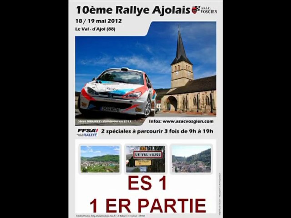 10 EME RALLYE AJOLAIS ES 1 - 1 ER PARTIE