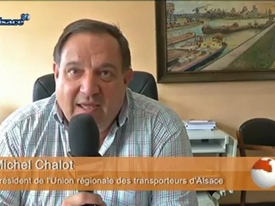 L'Alsace, région test pour l'écotaxe poids-lourds