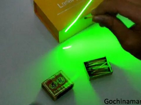 200mW 532nm Portable Green Laser Pointer Pen from Gochinamart.com