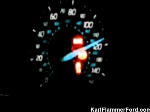 2012 Ford Focus 0-120 mph speedometer acceleration test