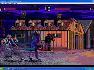 Eternal Champions - Xavier VS Larcen