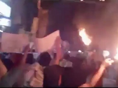 Syria فري برس حلب مظاهرة مسائية لثوار حي السكري 19 5 2012 ج1 Aleppo