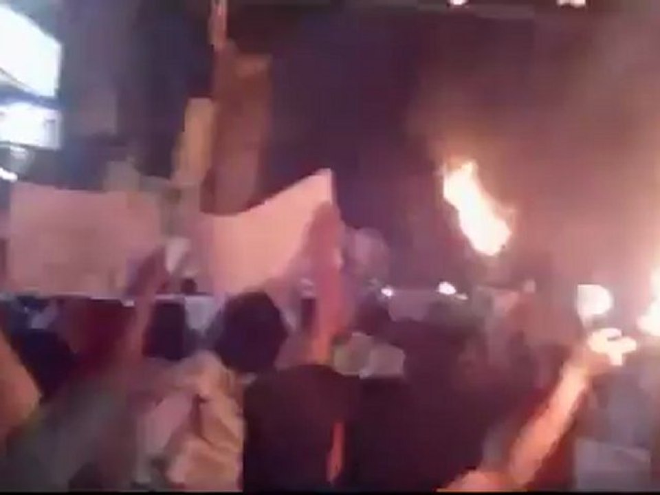 Syria فري برس حلب مظاهرة مسائية لثوار حي السكري 19 5 2012 ج1 Aleppo