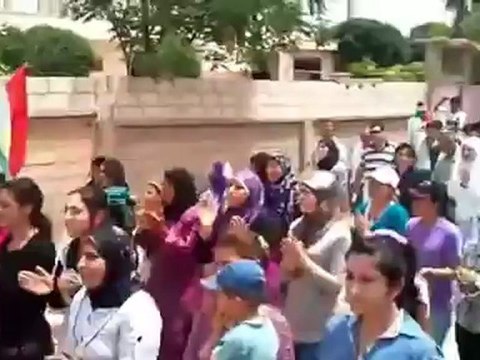 Syria فري برس الحسكه تظاهرة جل اغا الجوادية 19 5 2012 ج1 ALhasaka