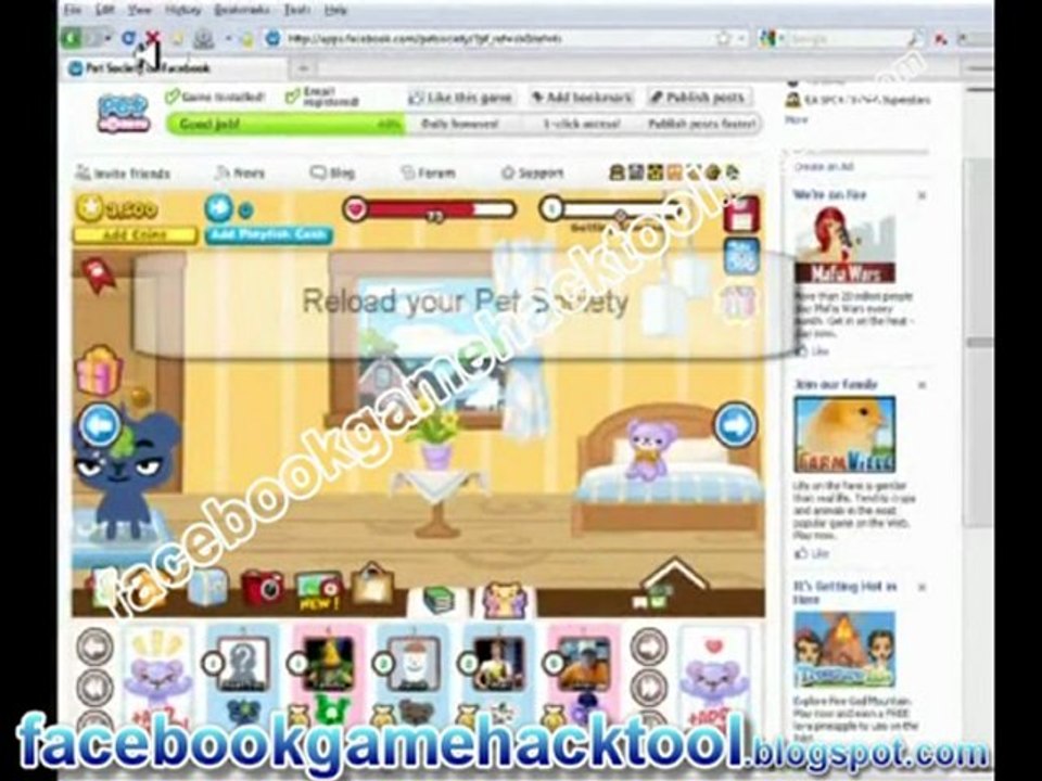 How to hack pet society 2012-pet society hack