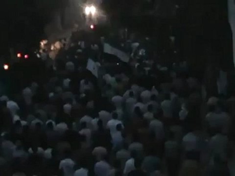 Syria فري برس حلب اعزاز تشيع الشهيد فاروق هبطو ب جنازة موهيبة 19 5 2012 ج1 Aleppo