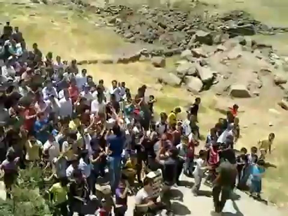 Syria فري برس درعا المليحة الغربية مظاهرة صباحية نصرة للحراك وكل المدن المنكوبة 19 5 2012 Daraa