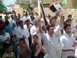 Syria فري برس ادلب جوباس مظاهرة مناوئة لنظام الأسد19 5 2012 Idlib