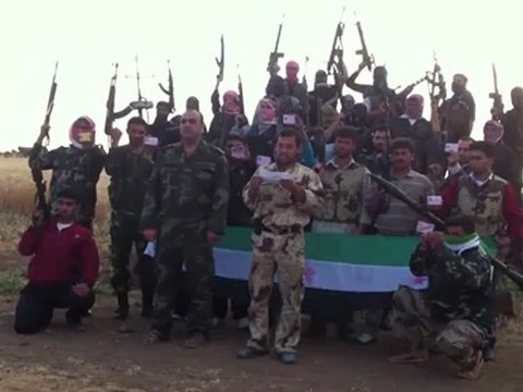 Syria فري برس ادلب تشكيل كتيبة عز الدين القسام التابعة للجيش الحر 19 5 2012 Idlib