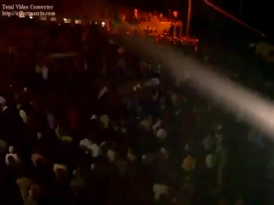 Syria فري برس ادلب   كفرومة تشييع الشهيدين خالد عبد الرحمن مشيش وولده معن مشيش  ليلة 19   5   2012 Idlib