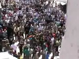 Syria فري برس  ادلب جبل الزاوية  الرامي  مظاهرة السبت  لنصرة المدن المنكوبة  19 5 2012 Idlib