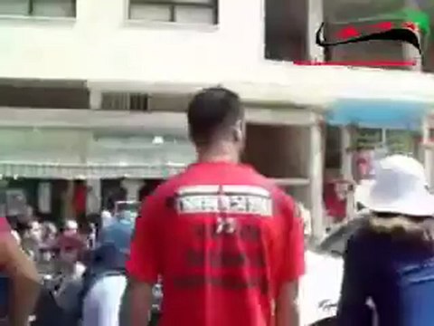 Syria فري برس حماه المحتلة مدينة سلمية الآلاف يتظاهرون أمام المراقبين الدوليين 19 5 2012 Hama