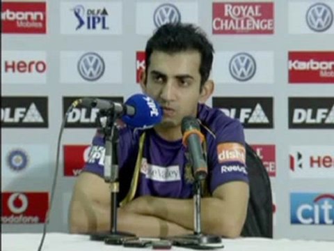 Gautam Gambhir post match PC 20May