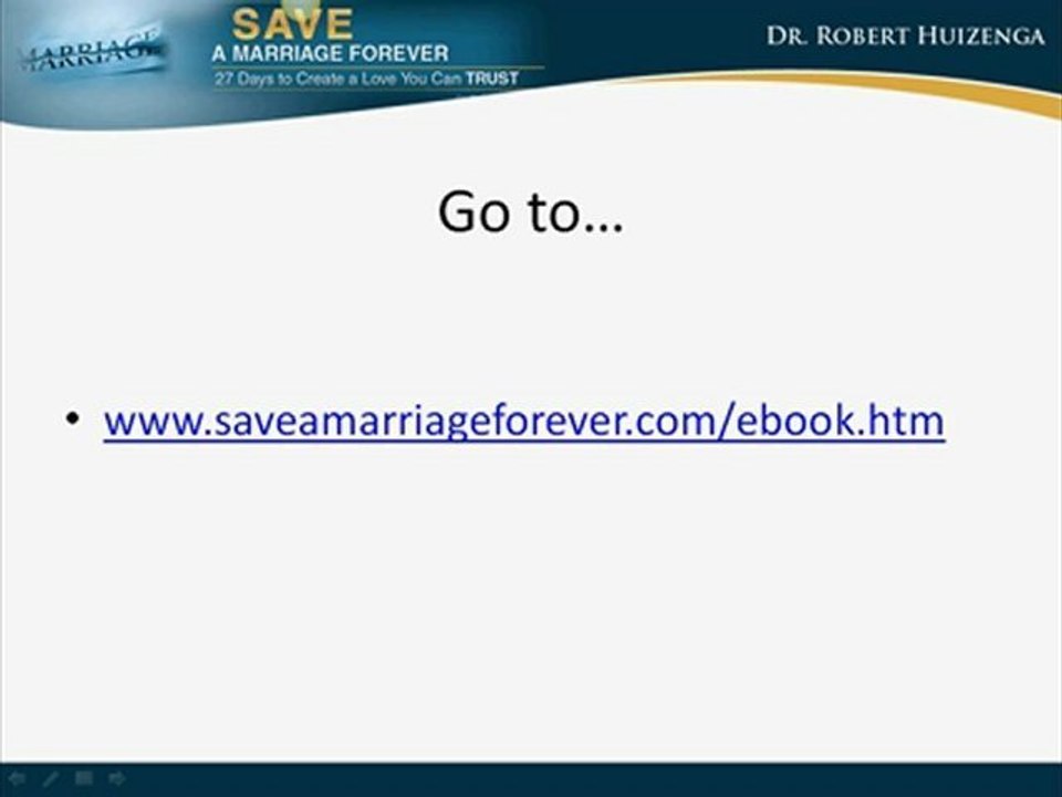 Save a Marriage