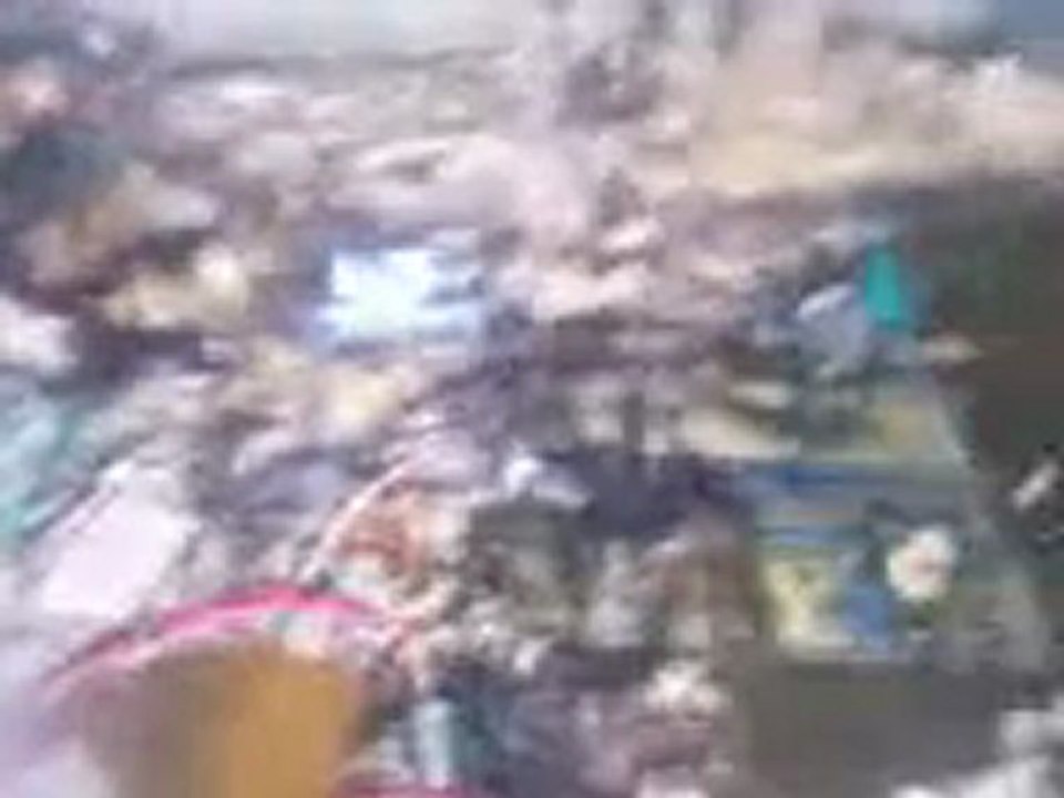 Syria فري برس حماة المحتلة حصرايا إحراق منازل المواطنين  20 5 2012 Hama