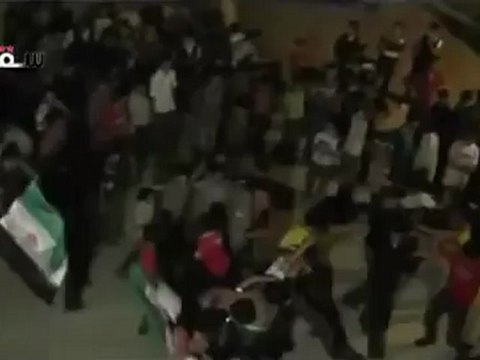 Syria فري برس ريف دمشق سقبا مظاهرة مسائية لأحرار سقبا 19 5 2012 جـ1 Damascus