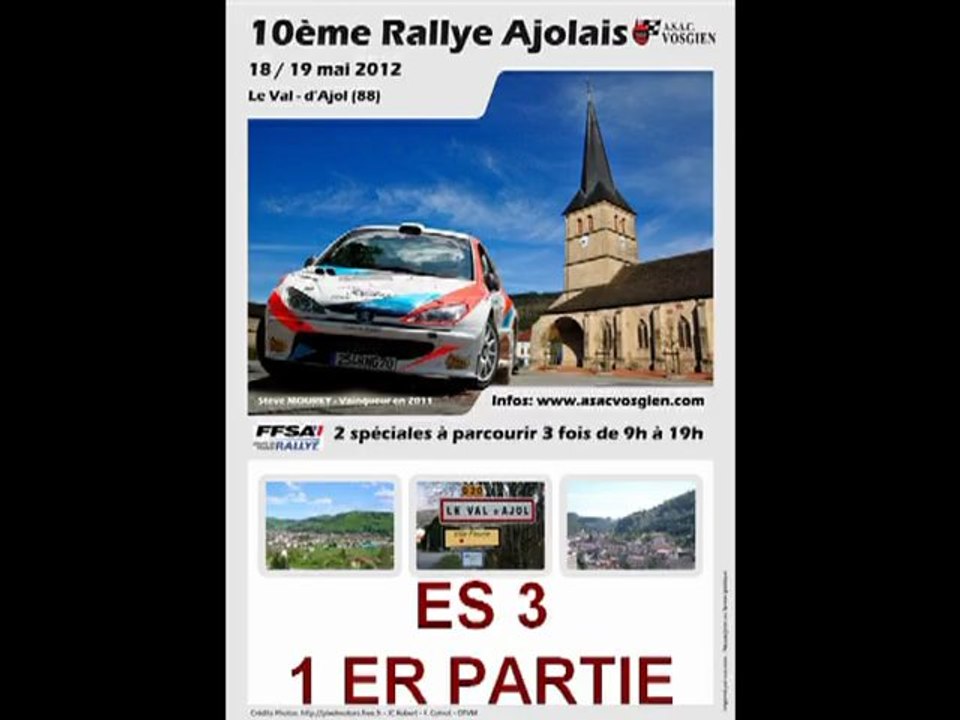 10 EME RALLYE AJOLAIS ES 3 - 1 ER PARTIE