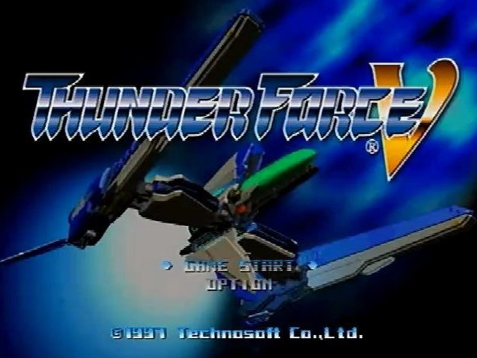 Thunder Force V 1CC (Hard mode - Saturn)