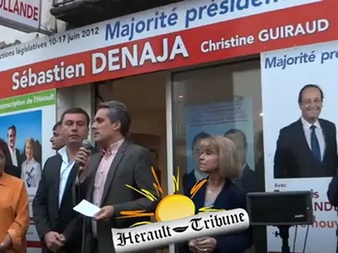 AGDE - 2012 - (2 ° Partie ) La permanence du changement est ouverte .. Avec Séabstien DENAJA, Christine GUIRAUD et Fabrice MUR