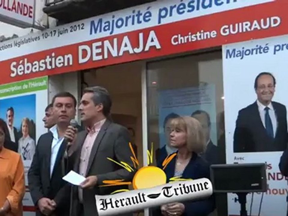 AGDE - 2012 - (2 ° Partie ) La permanence du changement est ouverte .. Avec  Séabstien DENAJA, Christine GUIRAUD et Fabrice MUR