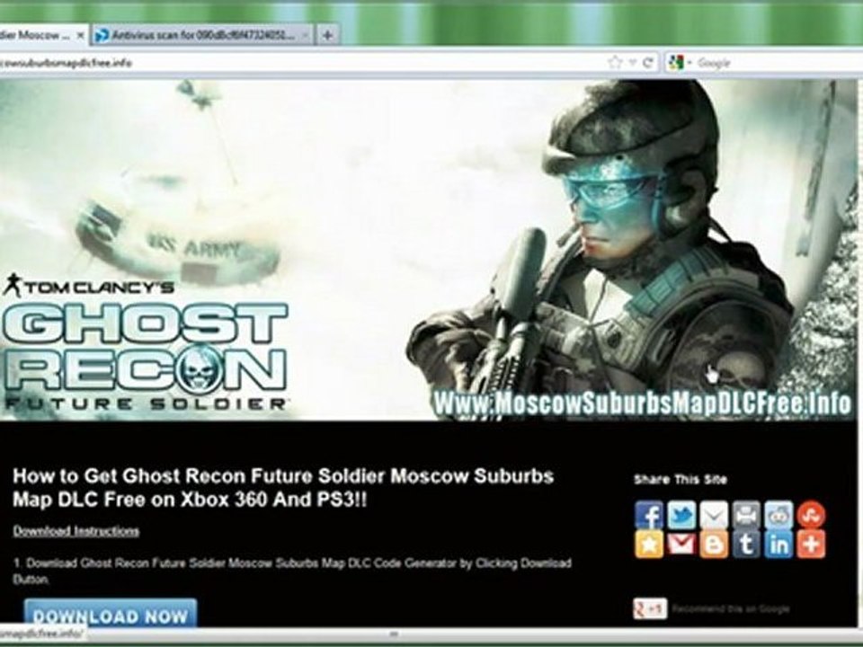 Ghost Recon Future Soldier Moscow Suburbs Map DLC Codes Free Giveaway