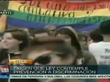 Marcha en Chile por el respeto a la diversidad sexual