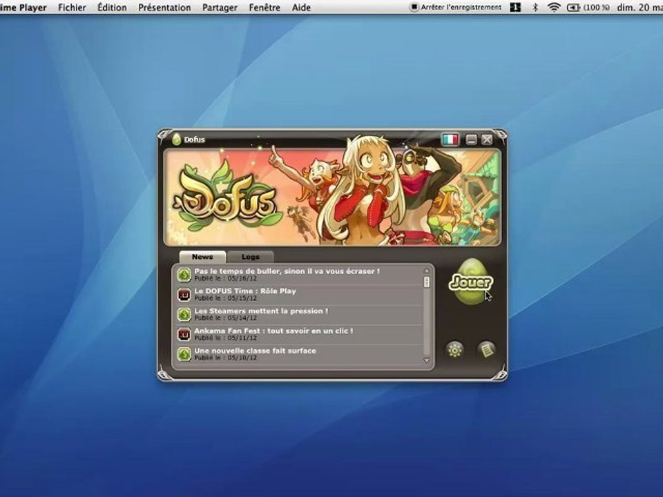 Multicomptes Dofus sous Snow Leopard (Spaces)