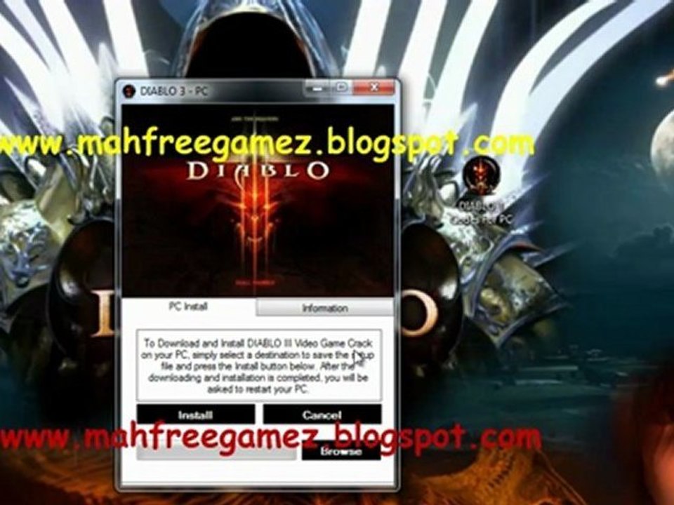 Diablo 3 PC Crack Free Download - Tutorial full game