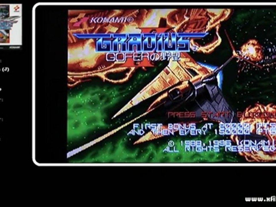 Gameplay_ Gradius Deluxe - Japanese Sega Saturn
