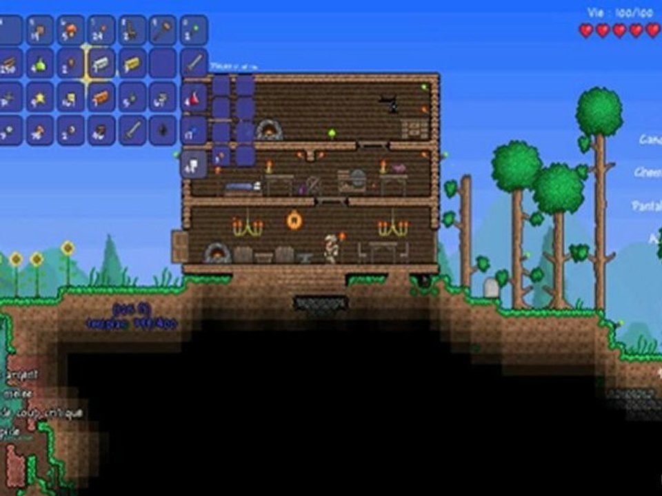 (Terraria_aventure)-Les Geeks de Terraria part5 "Reposons-nous sur la terre ferme"