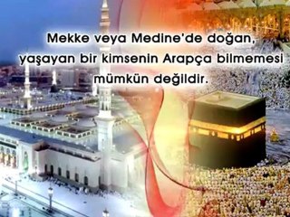 Hz. Mehdi (as) arapça bilmeyecektir