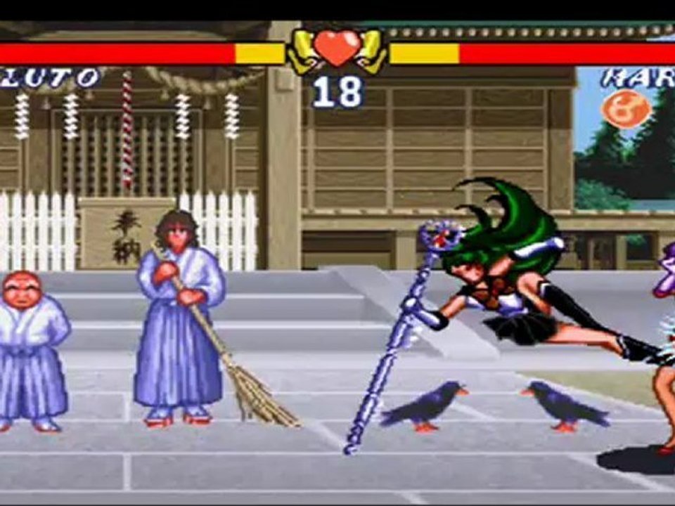 Sailor Mars is PWNED and disgraced at her temple!