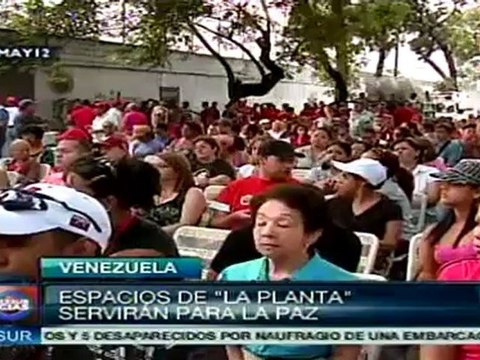 Espacios de La Planta servirán para la paz