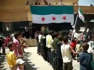 Syria فري برس ادلب كفر دريان  مظاهرة الأحد 20 5 2012 Idlib