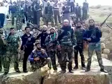 Syria فري برس ادلب سراقب كتيبة سهام الحق في ريف سراقب بتاريخ 20 5 2012 Idlib