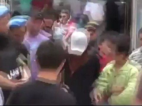 Syria فري برس إدلب بنش زيارة لجنة المراقبين الأممين للمدينة 20 5 2012ج3 Idlib