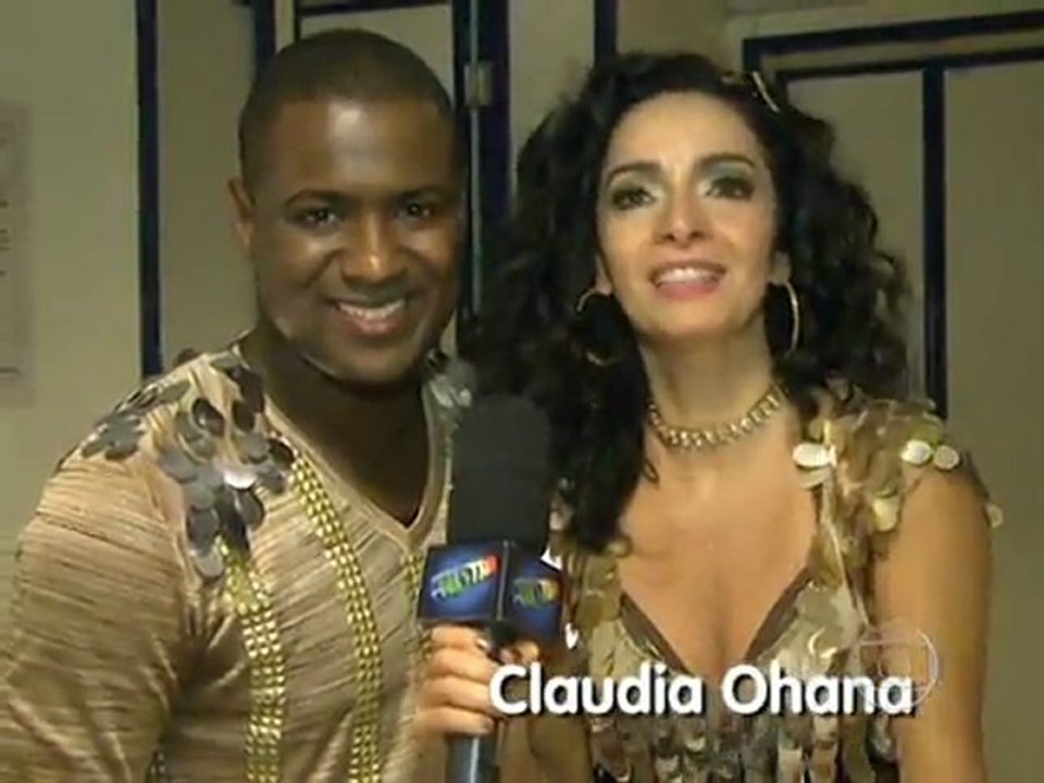 Claudia Ohana e colegas da Dança dos Famosos gravam mensagens de incentivo à modelo Fernanda Motta - dia 20.05.12