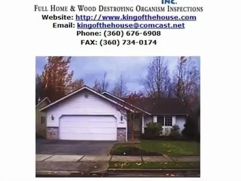 Relocation Inspections Whatcom County (Homeland Security Personnel) King of the House Home Inspection