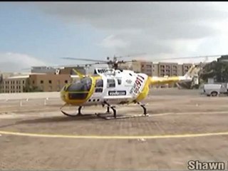 Eurocopter Mbb Bo 105 take off