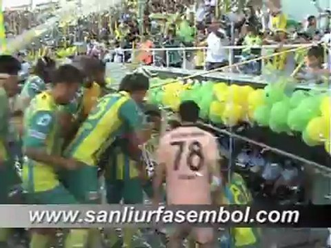 BAKAN FARUK ÇELİK, ŞAMPİYON ŞANLIURFASPOR MAÇINDA KONUŞMA