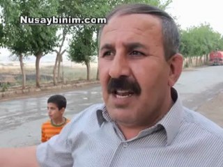 Nusaybinde Mayınlı sahada yangın