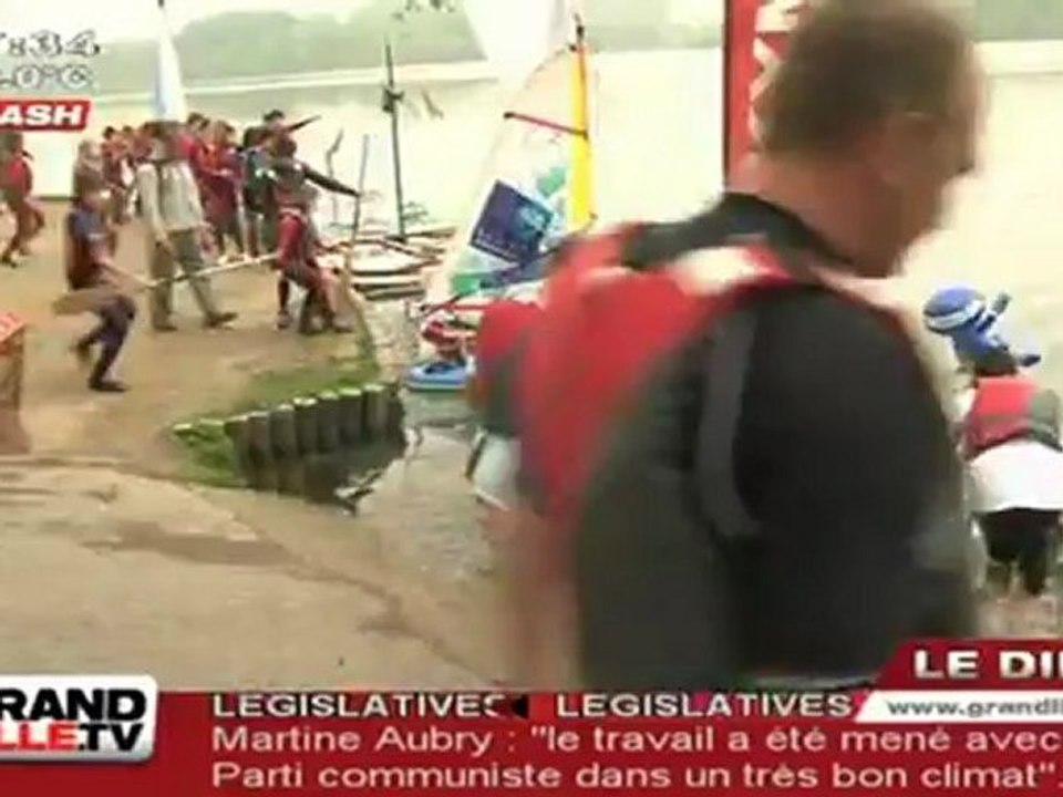 Drôles de bateaux sur le Lac du Héron (Villeneuve d'Ascq)