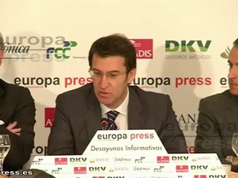 Feijóo: La austeridad es ordenar los gastos
