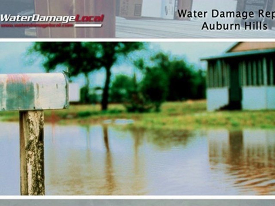 Auburn Hills Water Damage Repair -–- Fire Remediation Company