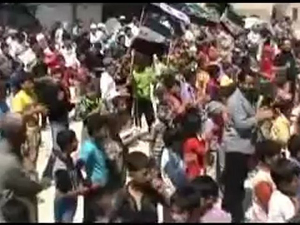 Syria فري برس حماه المحتلة قسطون  مظاهرة رائعة نصرة  لصوران 21 5 2012 Hama