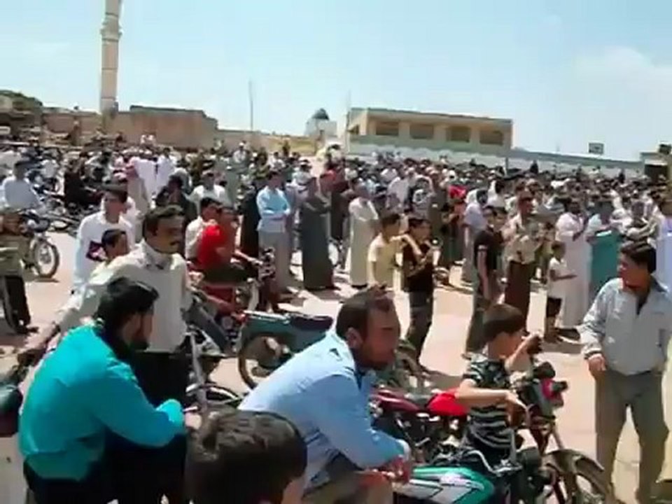 Syria فري برس حماه المحتلة ريف حماة  مظاهرة أحرار جبل شحشبو والتوبة 21 5 2012 Hama